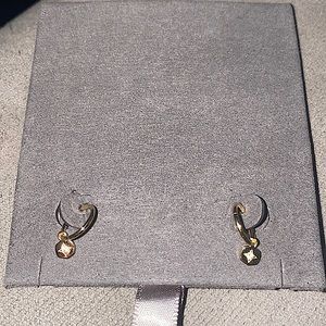 Kendra Scott adanna 18k yellow gold vermeil huggie earrings